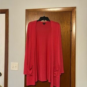 Torrid Vibrant Red Open Front Cardigan